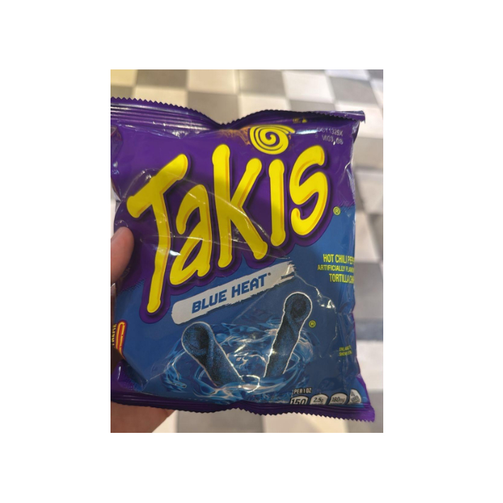 

Takis Blue Heat Rolled Tortilla Chips
