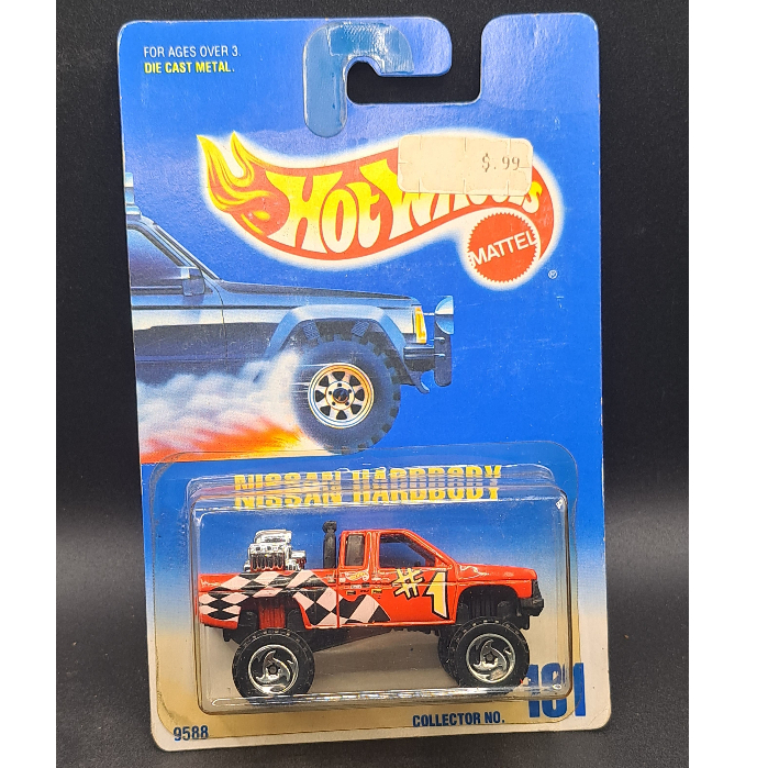 1991 Hot Wheels - Nissan Hardbody - Red (G1)