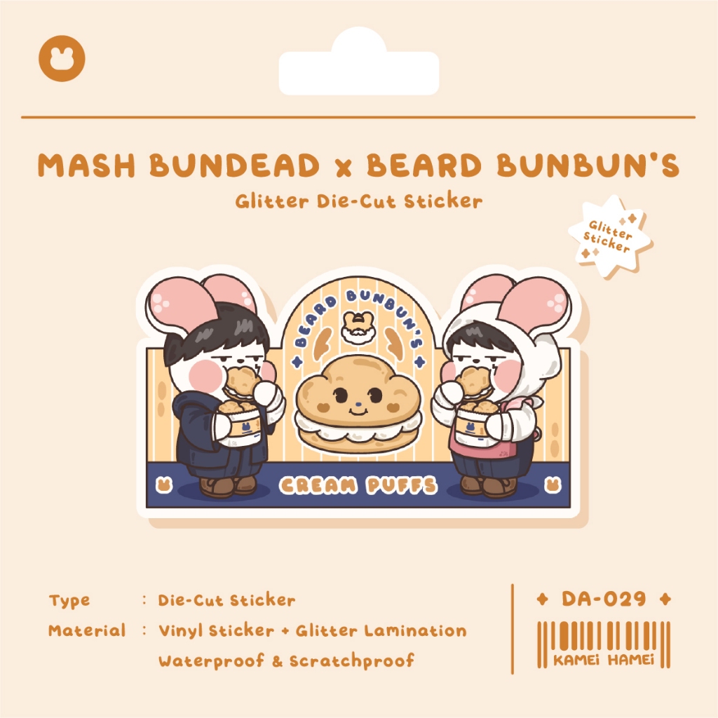 

KAMEI HAMEI Bunime X Food Sticker Die Cut / Stiker Satuan Anime Makanan