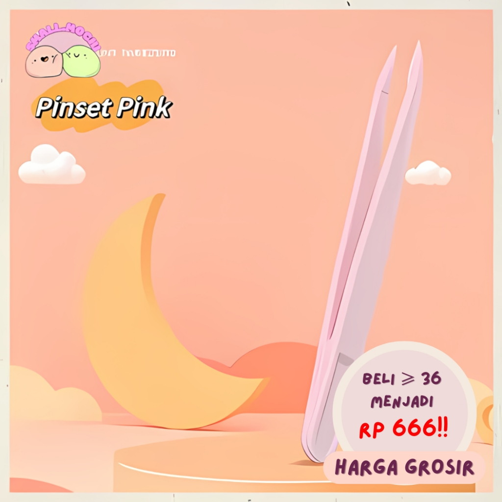 

1 Pcs Jepitan Penjepit Resin Clay Tweezer Plastik Warna Putih & Pink Best Seller