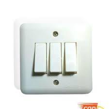 SAKLAR IB SERI 3  SWITCH ON OFF STOP KONTAK ALIRAN LISTRIK DINDING SNI BROCO