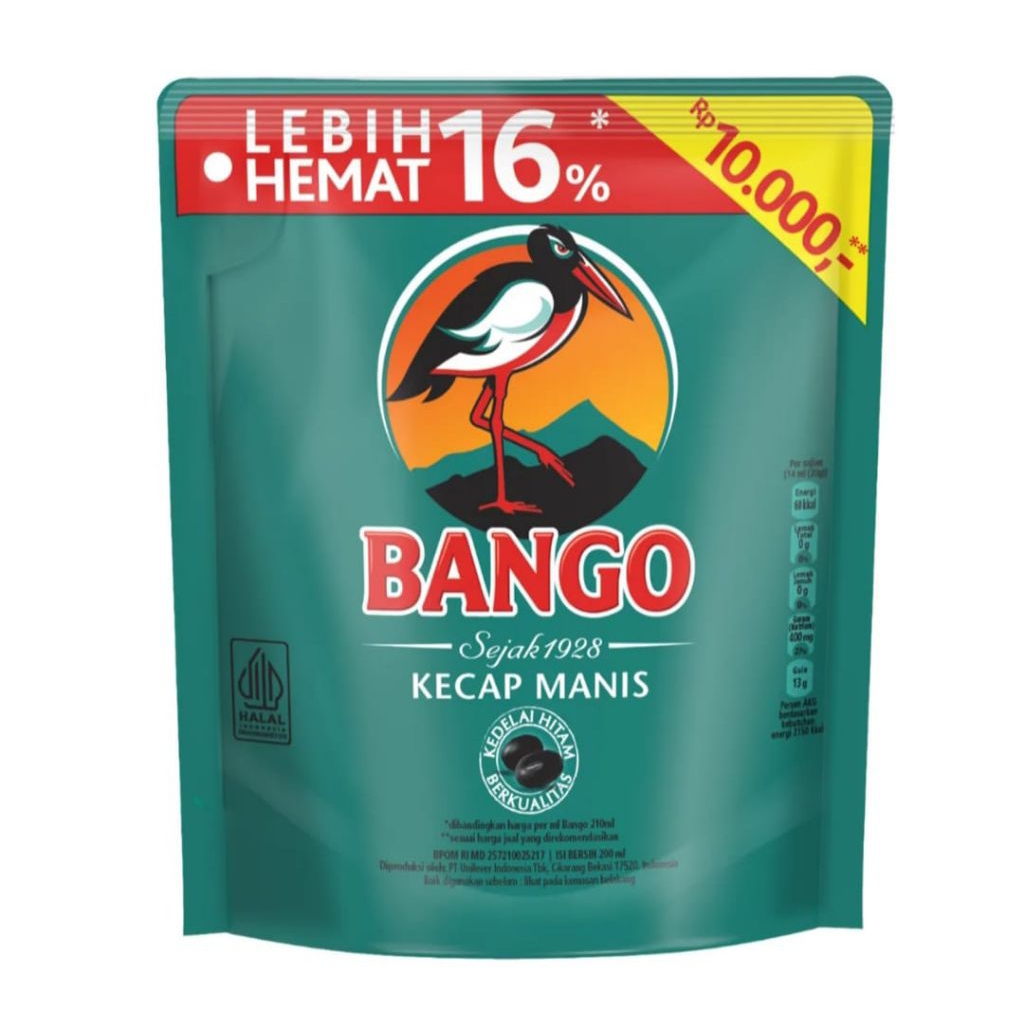 

Bango Kecap Manis 280ml - Exp desember 2025