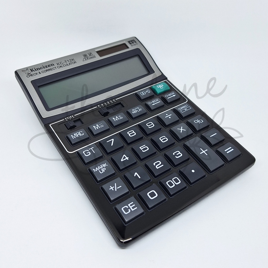 

KALKULATOR TOKO KINCIZEN KC-712K / KALKULATOR DAGANG MURAH 12 DIGIT / CHECK & CORRECT CALCULATOR