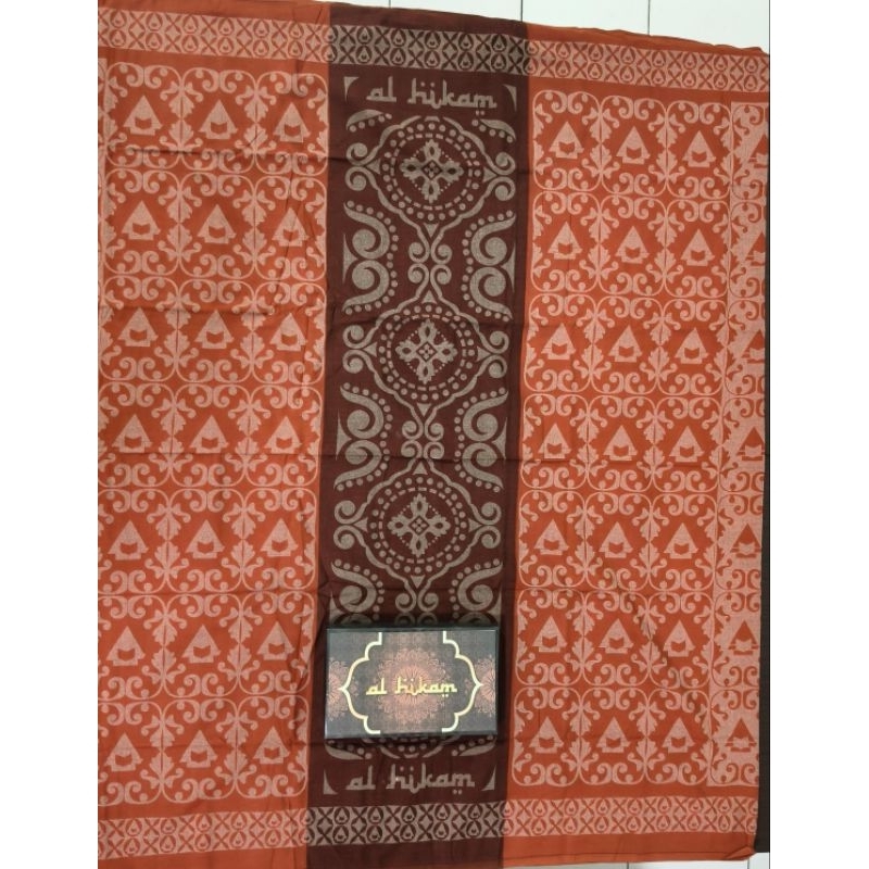 SARUNG AL-HIKAM | BIRU | HITAM | ORANYE (MERAH BATA)