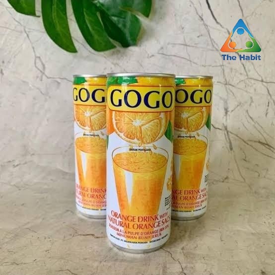 

(The Habit) gogo orange drink kaleng - 1 botol