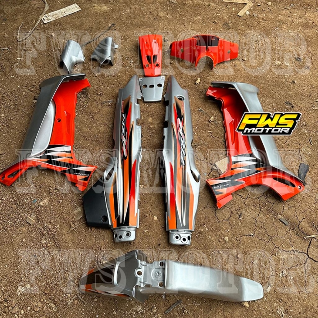 Fullset Body Fizr Milenium Orange Silver Fullset halus