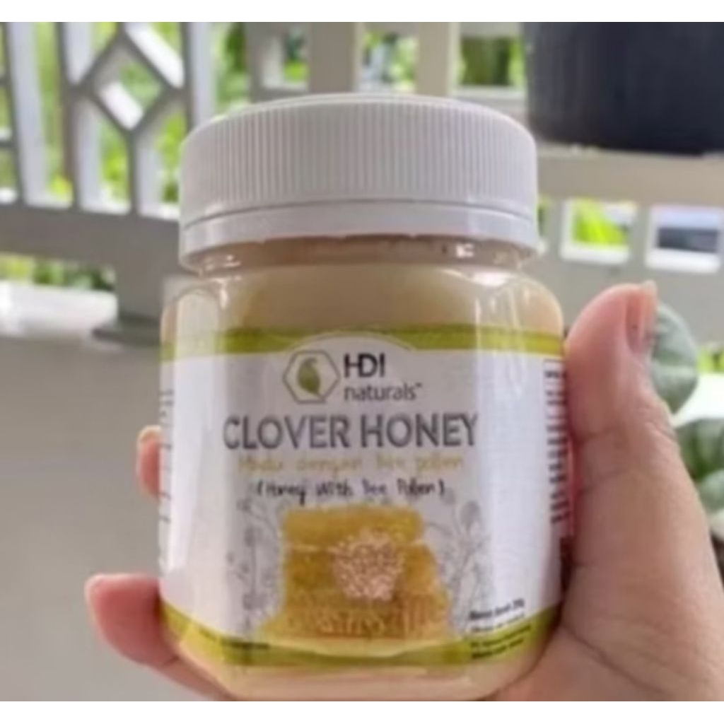 

clover honey 250gr exp 2028 free sendok kayu