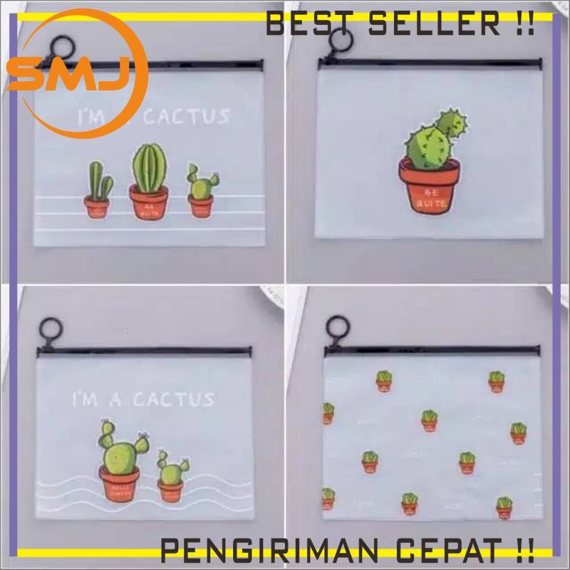 

Plastik Map Karakter Bening ZIp Ukuran A5