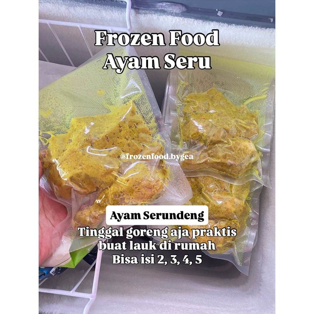 

[INSTANT] Frozen Food Ayam Serundeng
