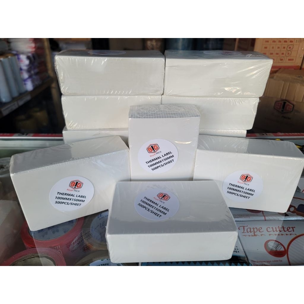 

Kertas Stiker Setiker thermal uk 10 x 15 cm isi 500
