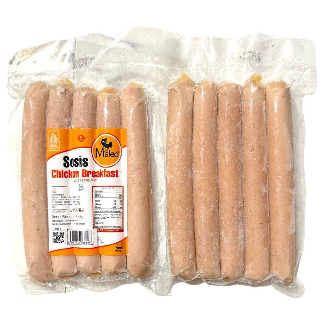 

Maleo Sosis Chicken Breakfast Sausage 325g