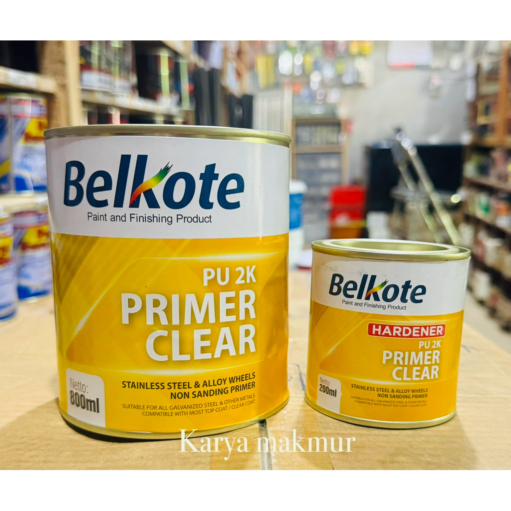 BELKOTE PU 2K PRIMER CLEAR 1liter