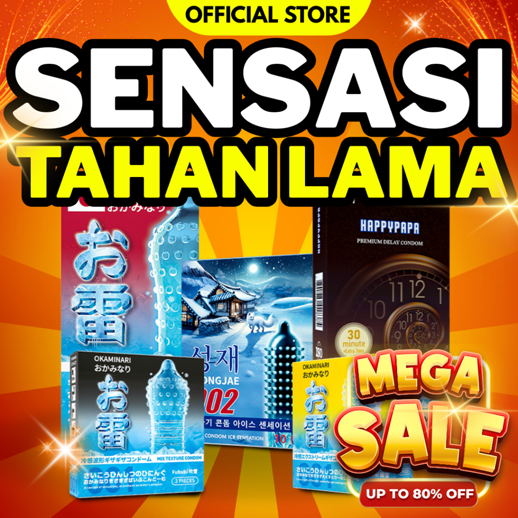 Kondom Gerigi Premium - Kondom 001 Efek Prang Sang Climax Berduri Bergerigi Tipis