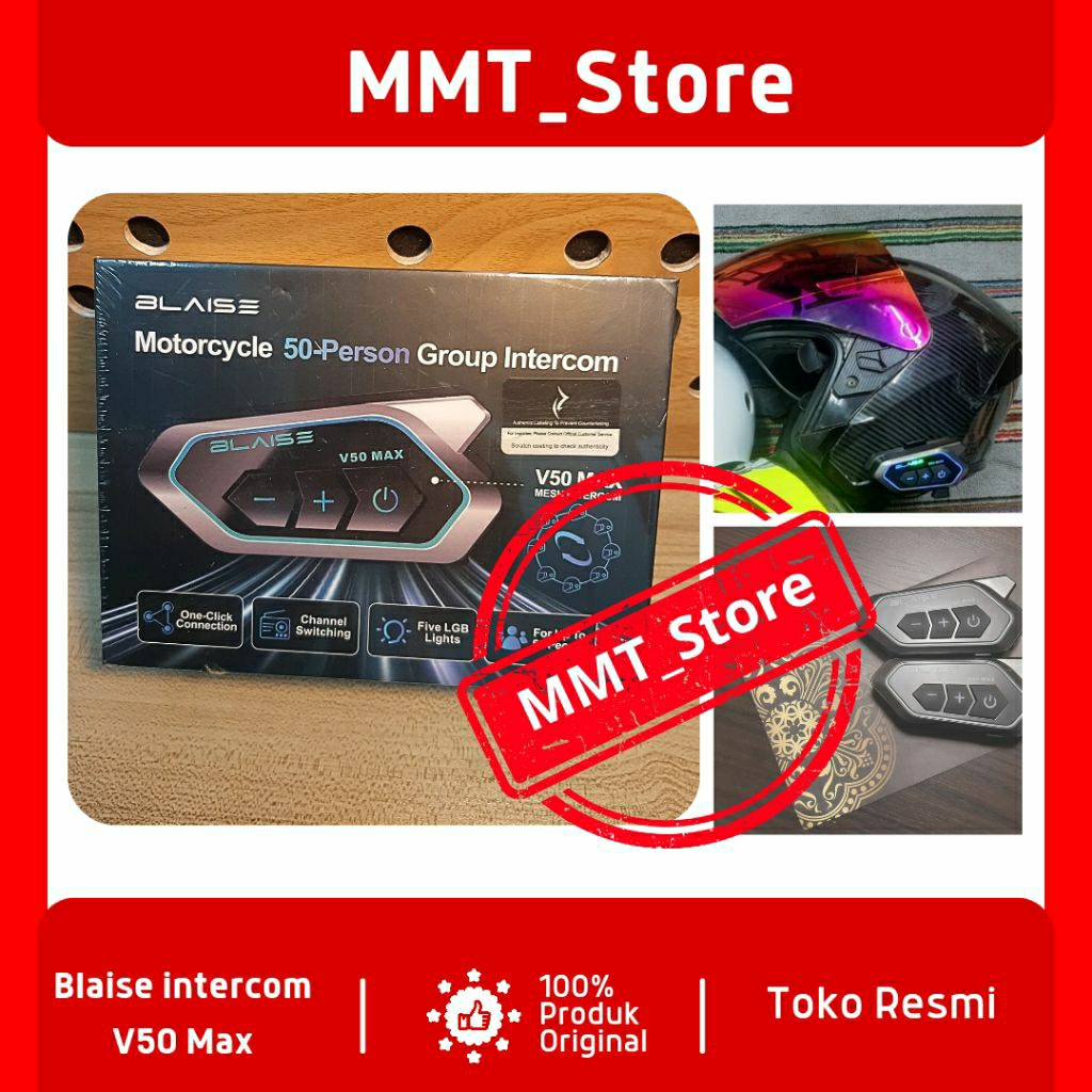 Blaise V50 MAX Bluetooth Intercom
