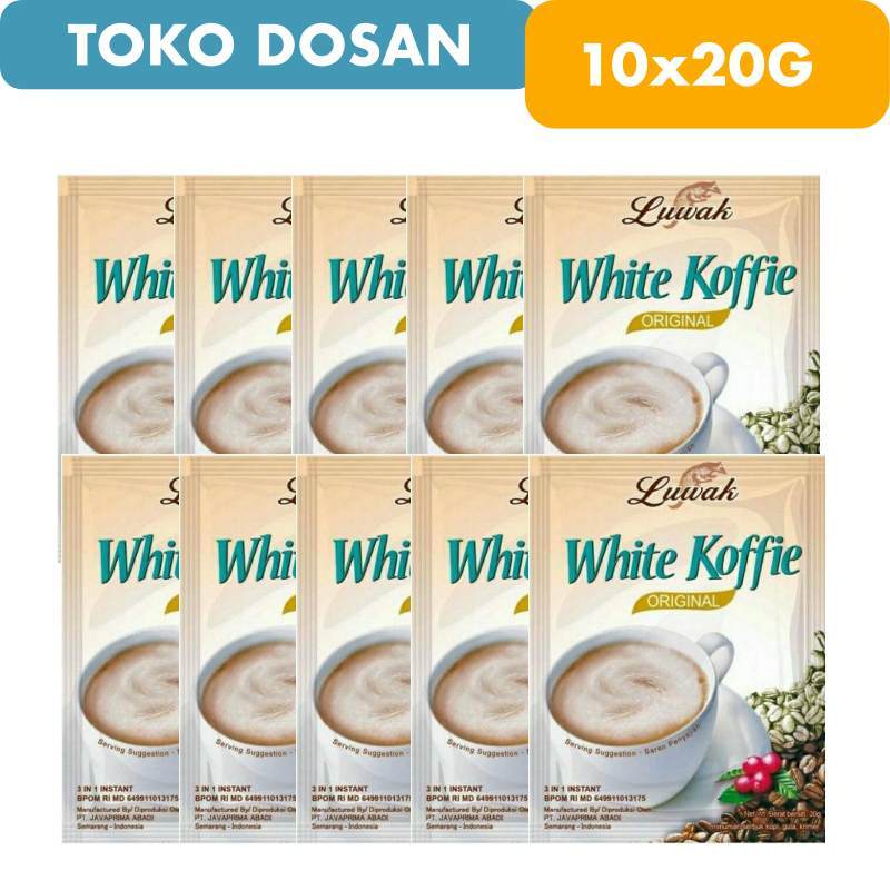 

Luwak White Koffie Original Renceng 10pcs EXP 2027 [Tanpa min pembelian]