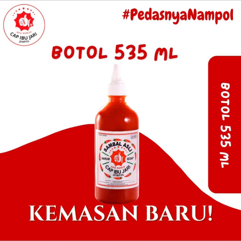 

Saos Sambal Cap Ibu Jari Jempol Botol Plastik 535 ml