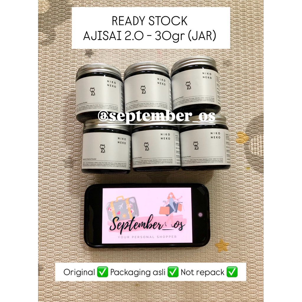 

READY NIKO NEKO / MATCHA - AJISAI 2.0 Ceremonial Matcha Powder (Halal Certified)