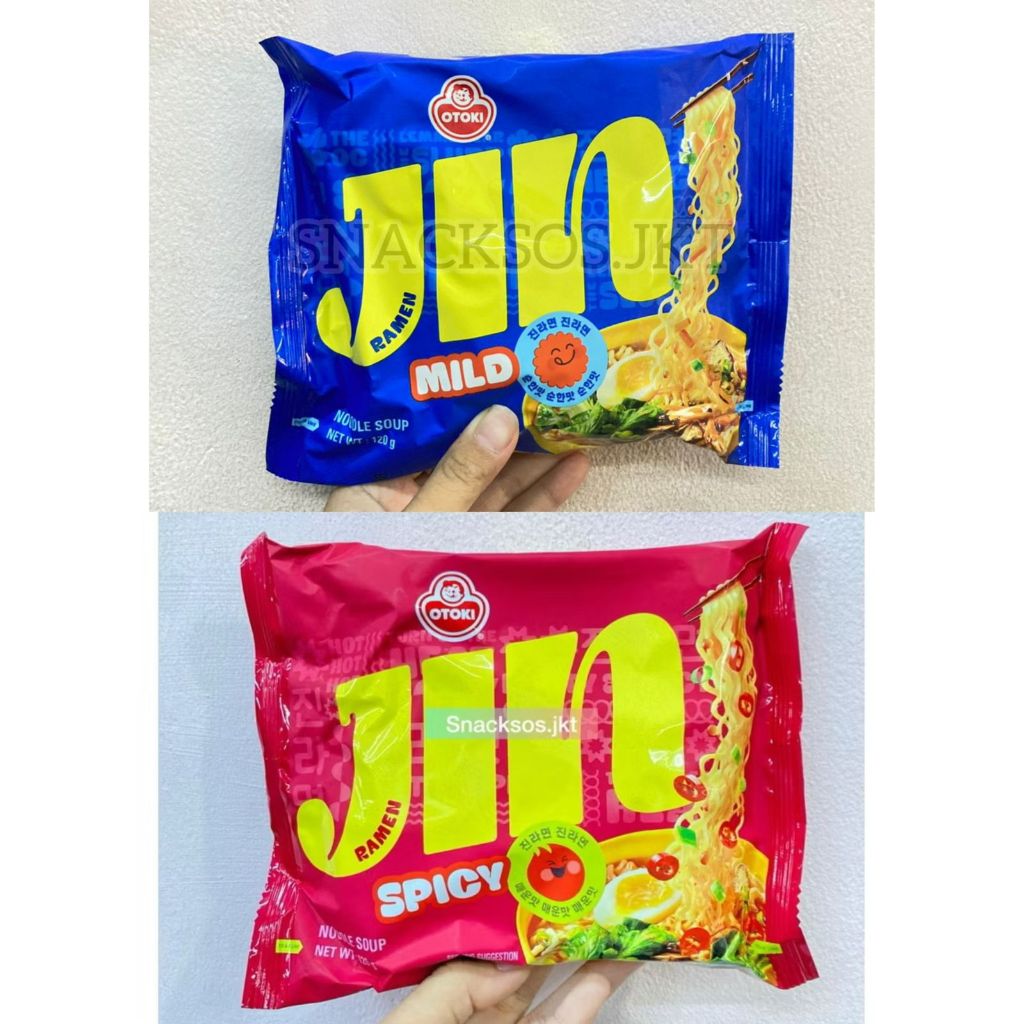 

Ottogi Jin Ramen MILD / SPICY - Mie Instant Korea 120 gr