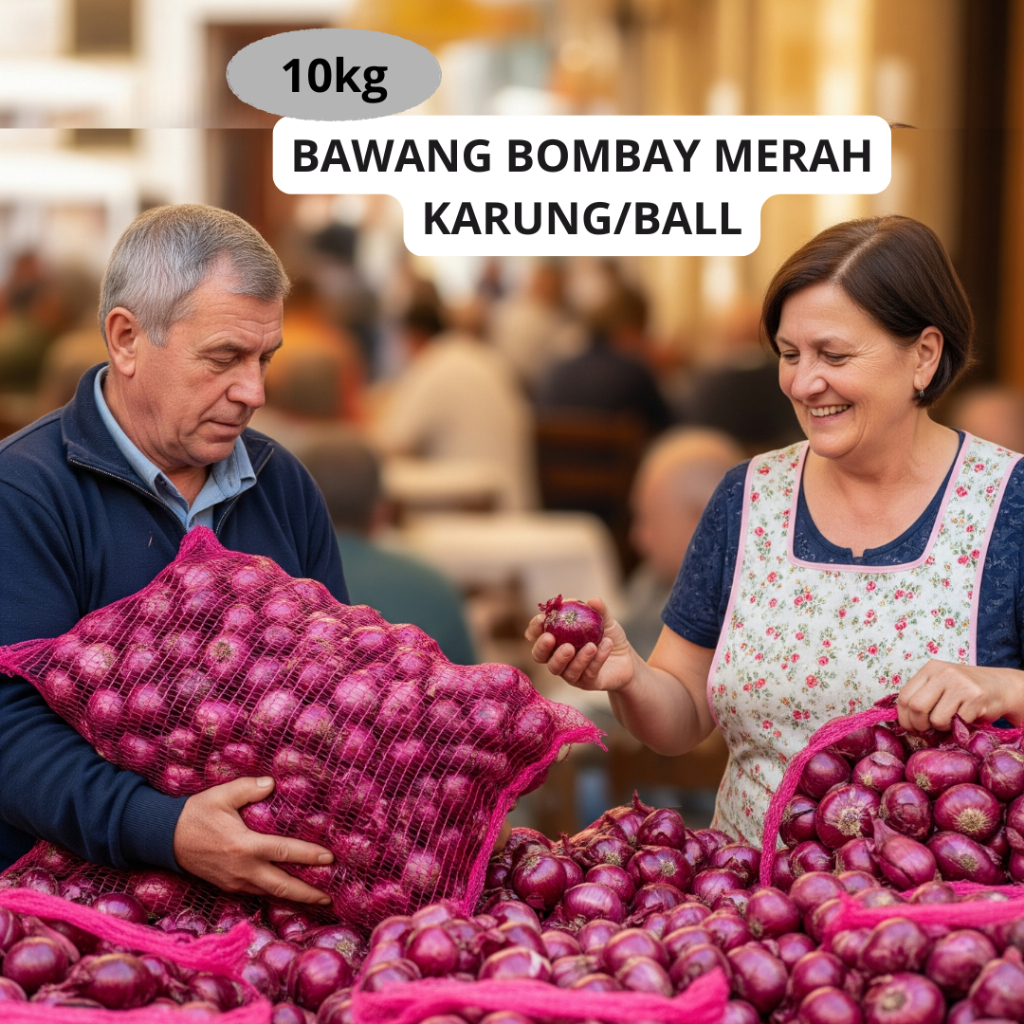 

Bawang Bombay Merah 10kg - 06
