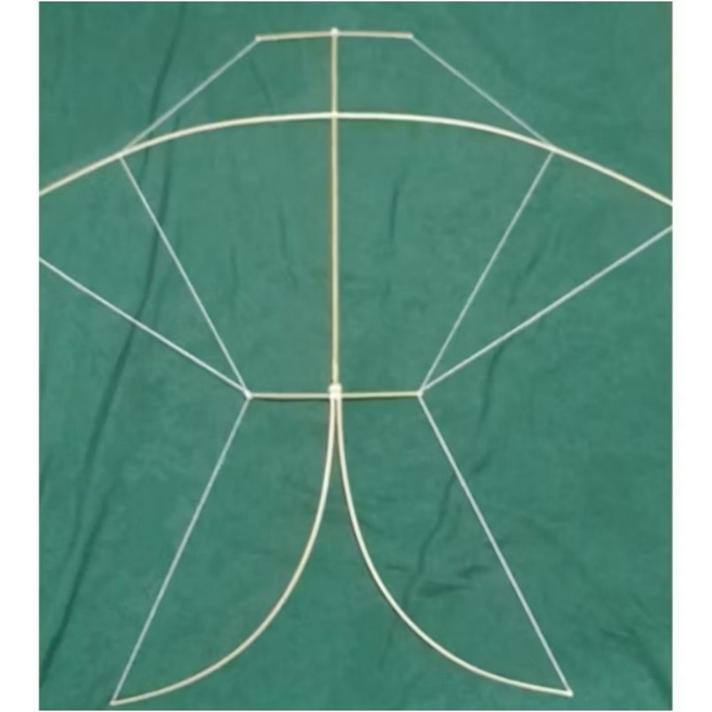 Kerangka layangan cotek blolong knockdown