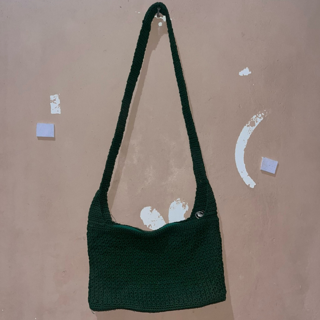[PRELOVED] Tas Rajut Hijau