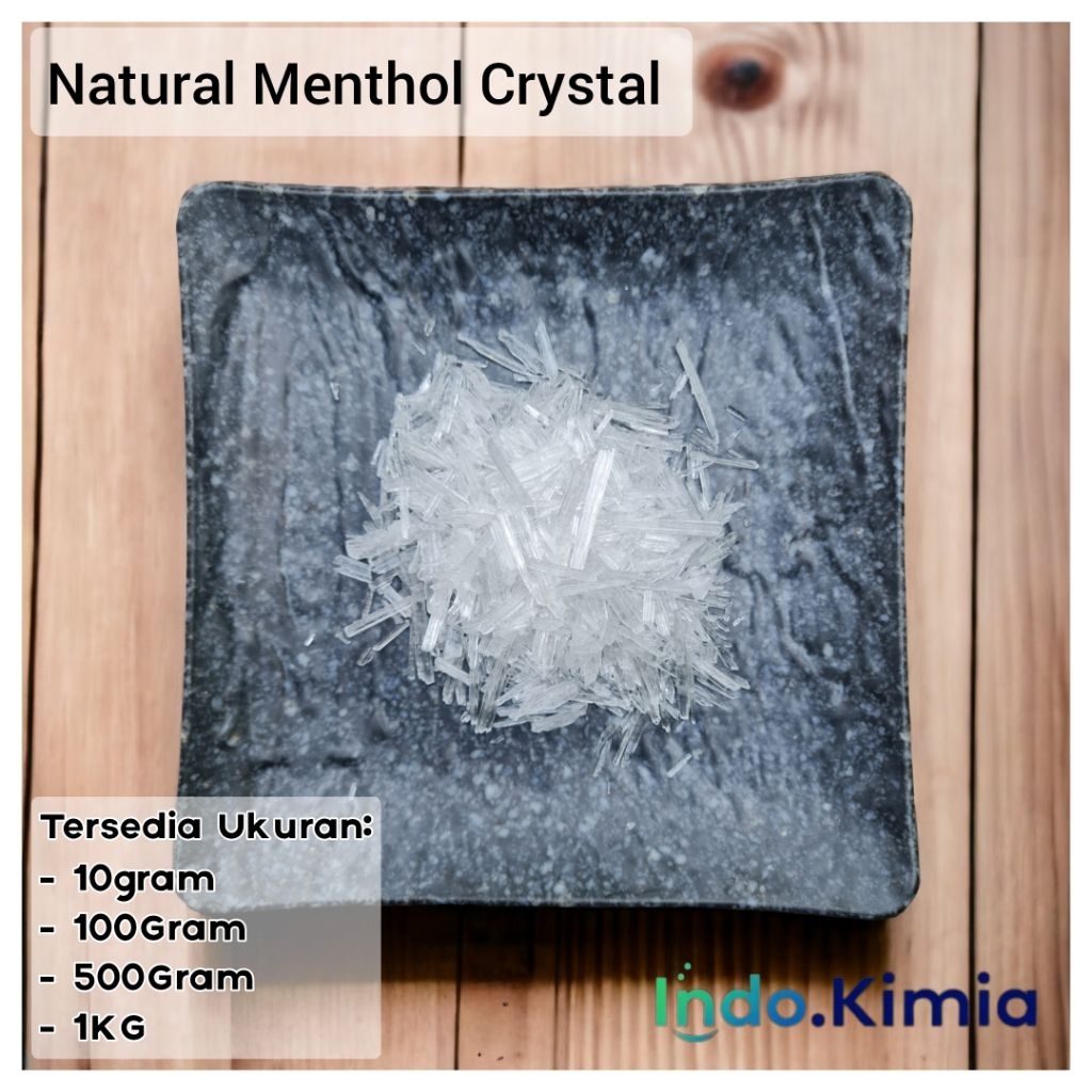 Menthol Crystal 100gram / Mentol Kristal 100gram ( Food grade ) / Natural Menthol Kristal