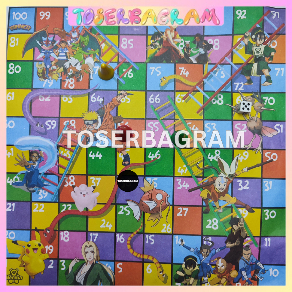 Ular Tangga Dadu / Ludo Jadul / Ular Tangga Besar