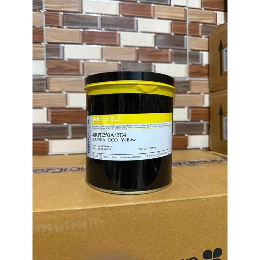 

Tinta Huber RAPIDA Yellow -(Tinta Cetak)