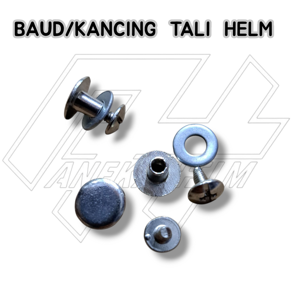 baud tali helm/kancing tali helm/untuk masang tali helm