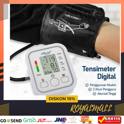 Tensimeter Digital Pengukur Tekanan Darah Indonesian Voice / Tensimeter Alat Cek Ngecek Mengecek Tes