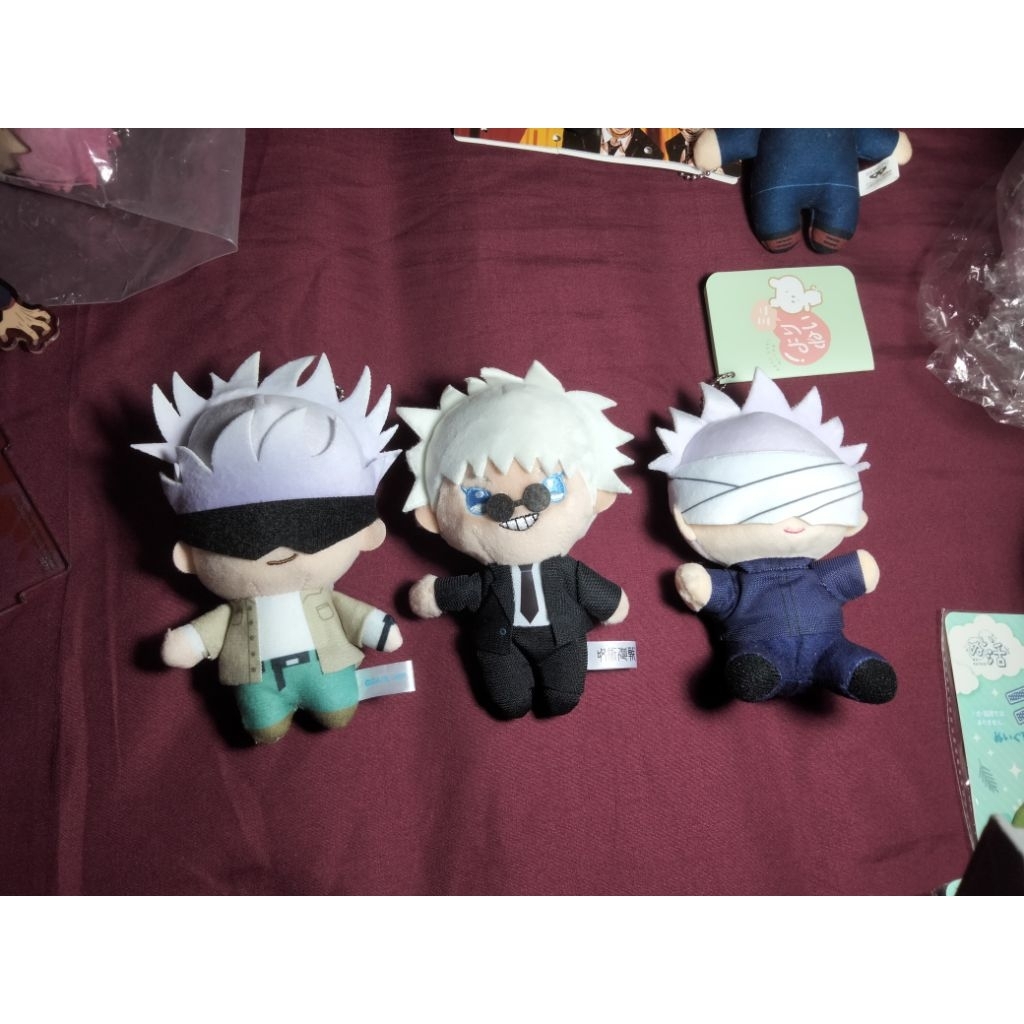 boneka plushie gojo satoru /boneka gojo/jujutsu kaisen official merch( ready stok )