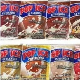 

minuman pop ice 25 gram sachet es blender eceran