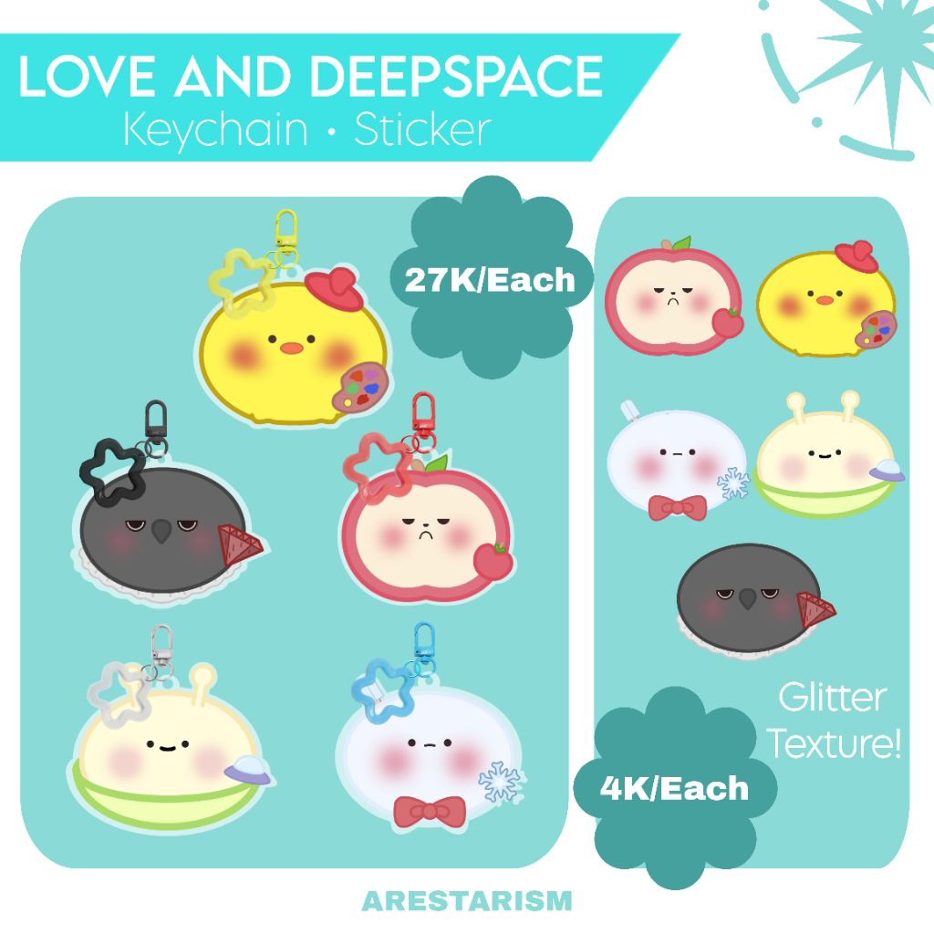 Keychain Love And Deepspace Keychain | Keychain LADS | Keychain Xavier | Keychain Zayne | Keychain R