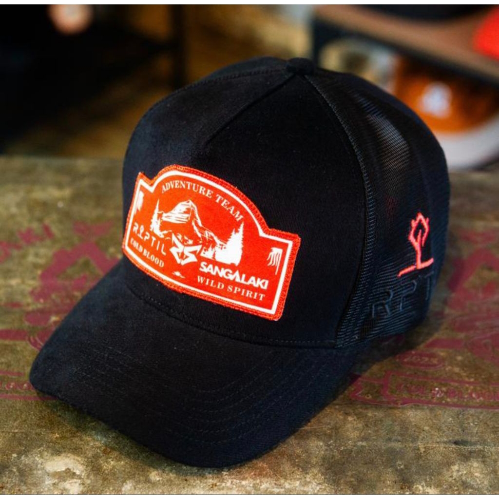 Topi Trucker Sangalaki X Reptil Bunglon Original