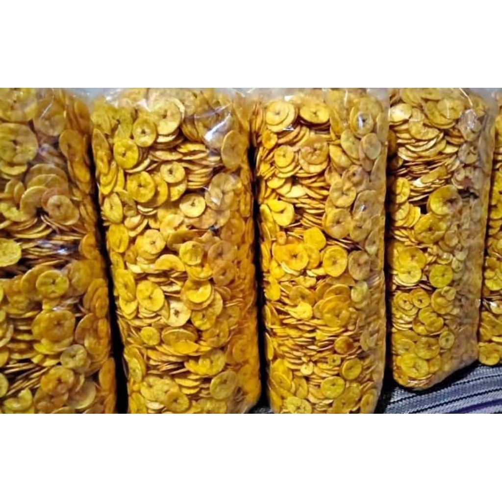 

keripik pisang siap saji gurih