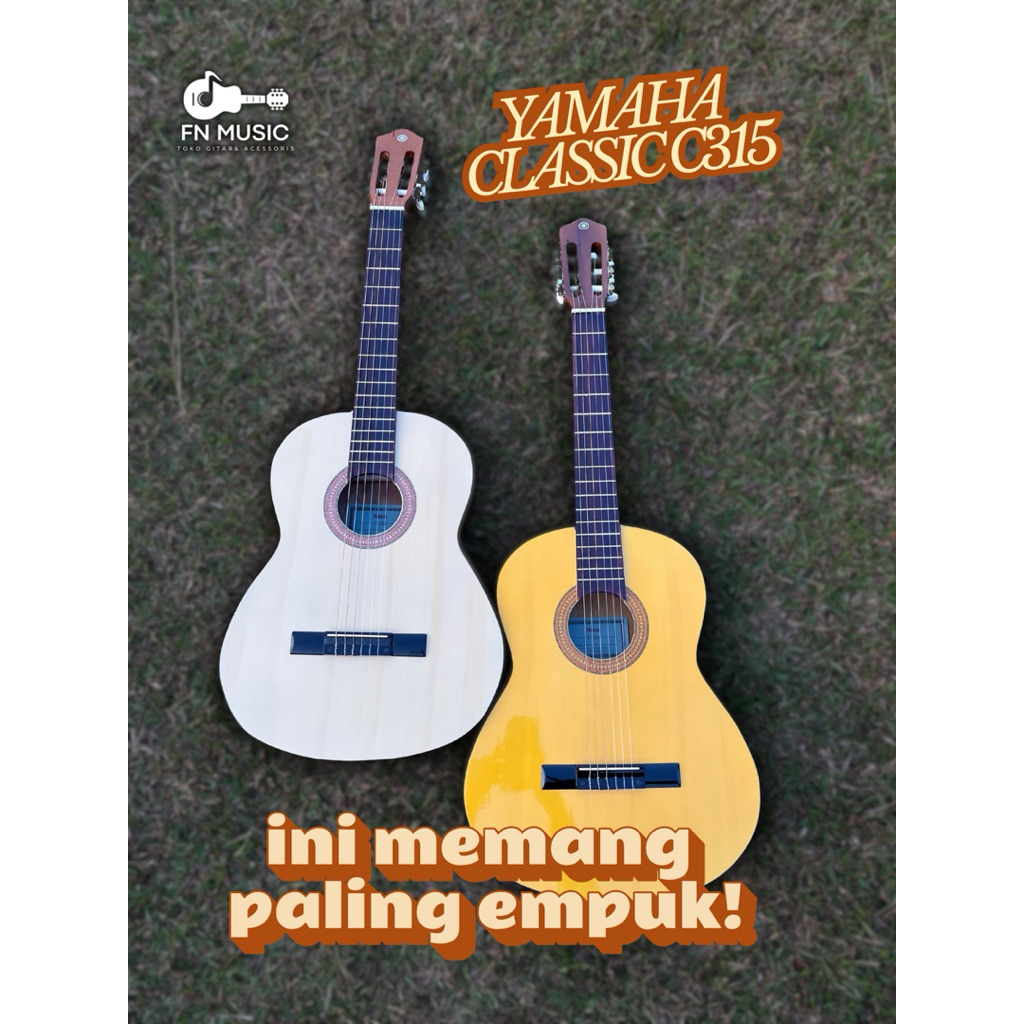 GITAR YAMAHA C-315 / GITAR CLASSIC NILON / SENAR NILON / GITAR UNTUK BELAJAR ATAU PEMULA / GITAR SEN