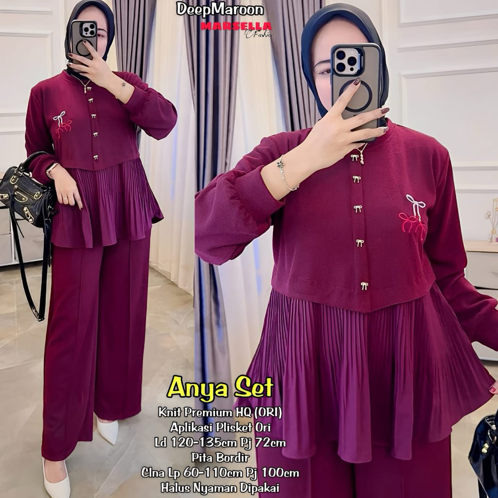 WIDYA SET//ANYA SET MARSELLA//LISNA SET MARSELLA// Lolina Set By Marsella//