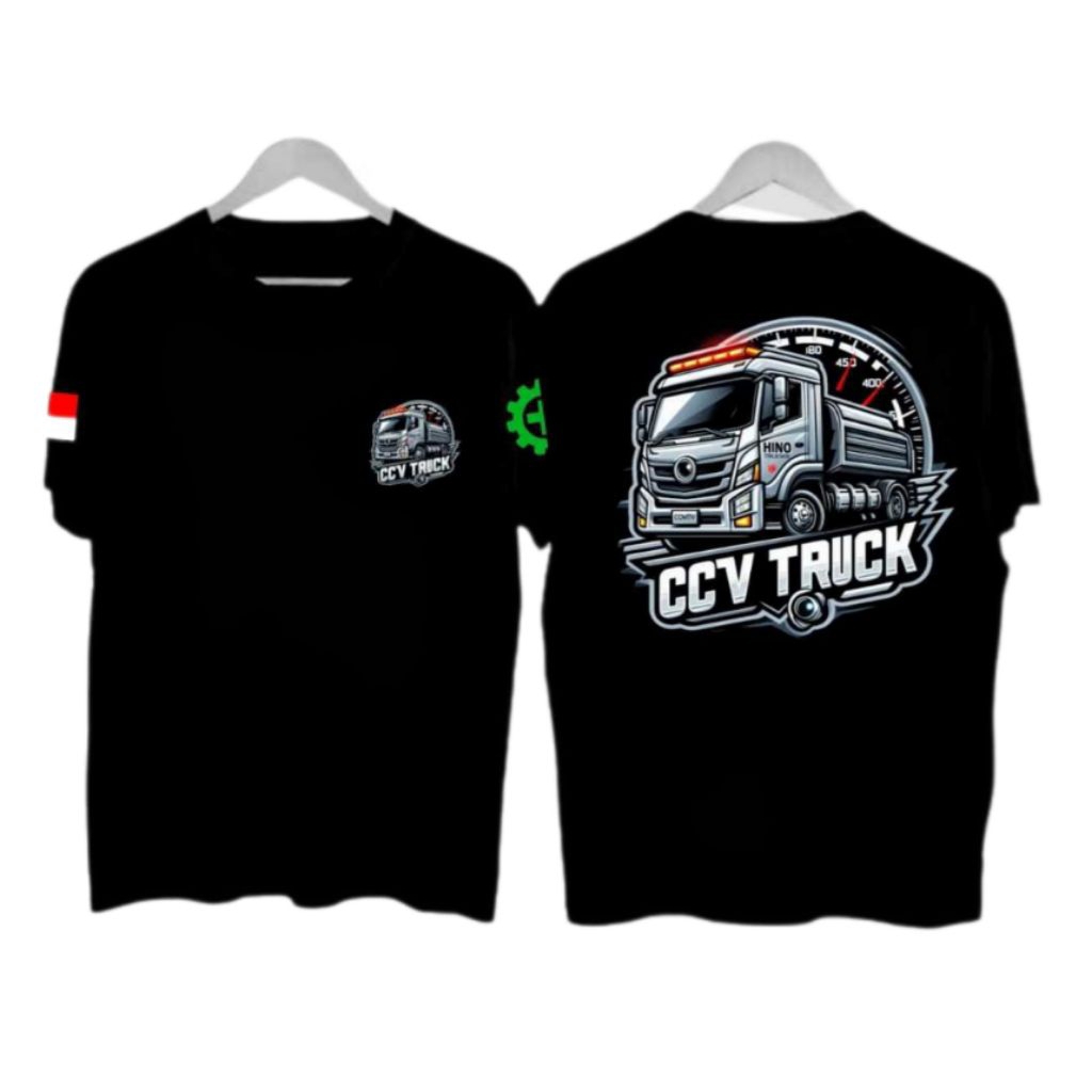 KAOS TSHIRT CCTV TRUCK//KAOS DISTRO DRIVER TRUCK