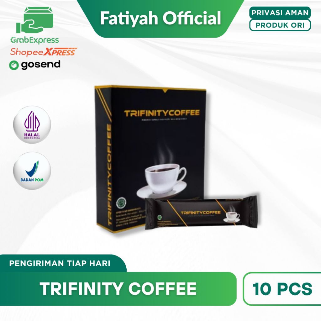 

TRIFINITY COFFEE 1 BOX ISI 10 SACHET KOPI PENAMBAH STAMINA PRIA DEWASA HALAL BPOM