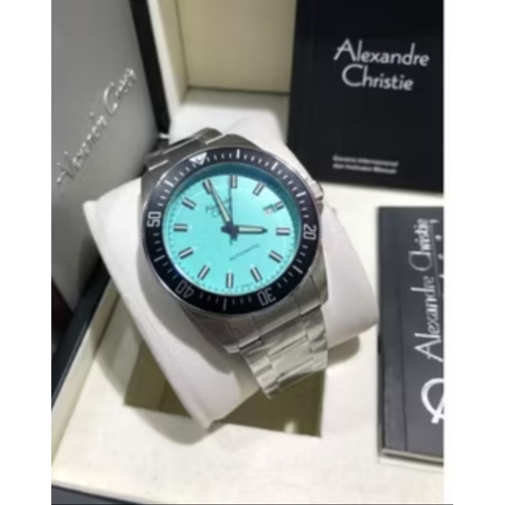 JAM TANGAN PRIA ORIGINAL ALEXANDRE CHRISTIE 6676/ AC6676 OUTOMATIC