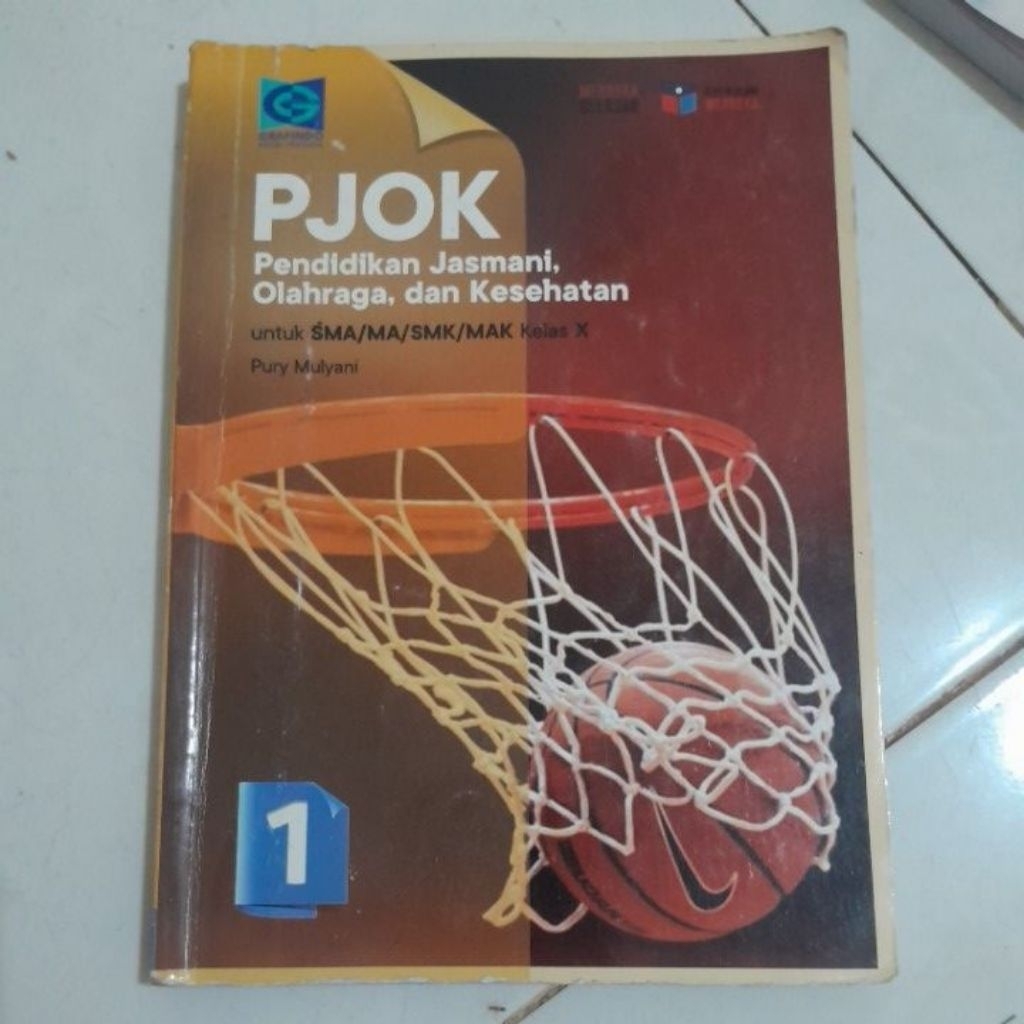 BUKU ORIGINAL BEKAS PJOK KELAS X GRAFINDO KURIKULUM MERDEKA