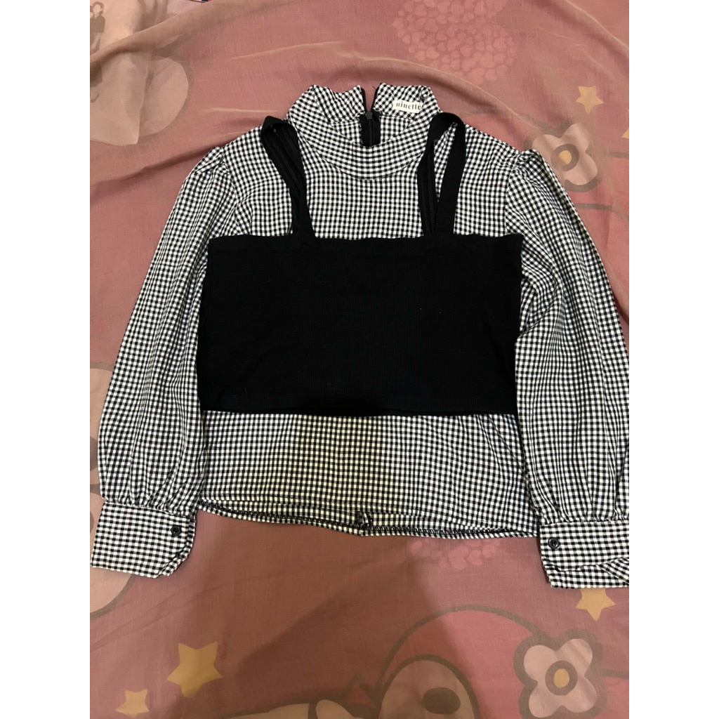 Blouse Ninette with tank top