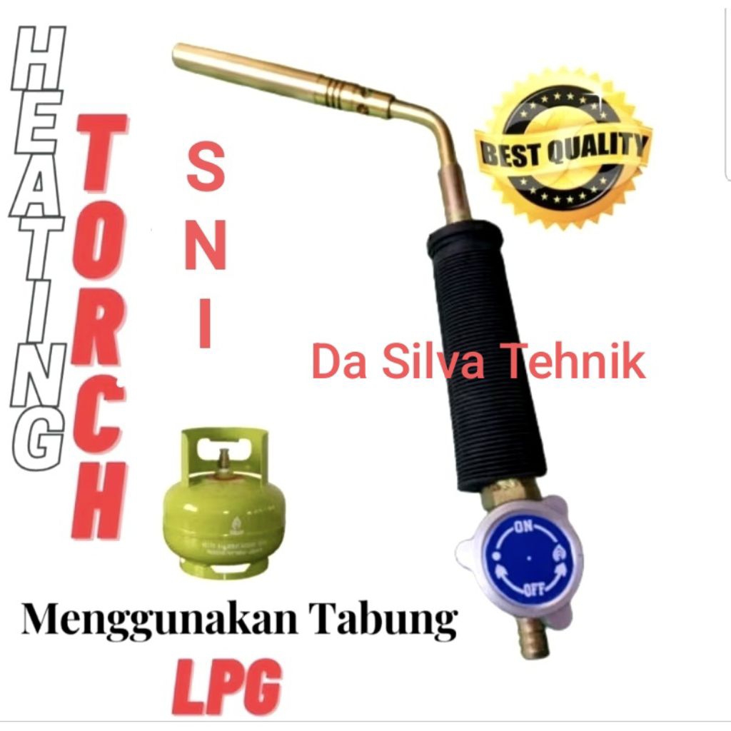 KEPALA HEATING TORCH/ KEPALA TORCH MANUAL / BLOW TOCH ALAT LAS GAS LPG /KEPALA LAS  GAS LPG/ ALAT BA
