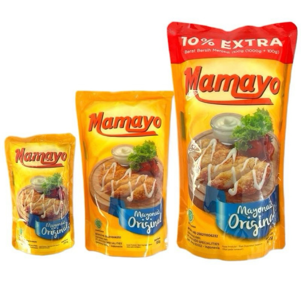 

Mamayo Mayonaise Original 1kg, Halal / Mamayo mayonais 500 gr / Mayonaise Mamayo 1kg 500gr 200gr / Mamayo Mayonais 1000 gram murah best seller di Shopee