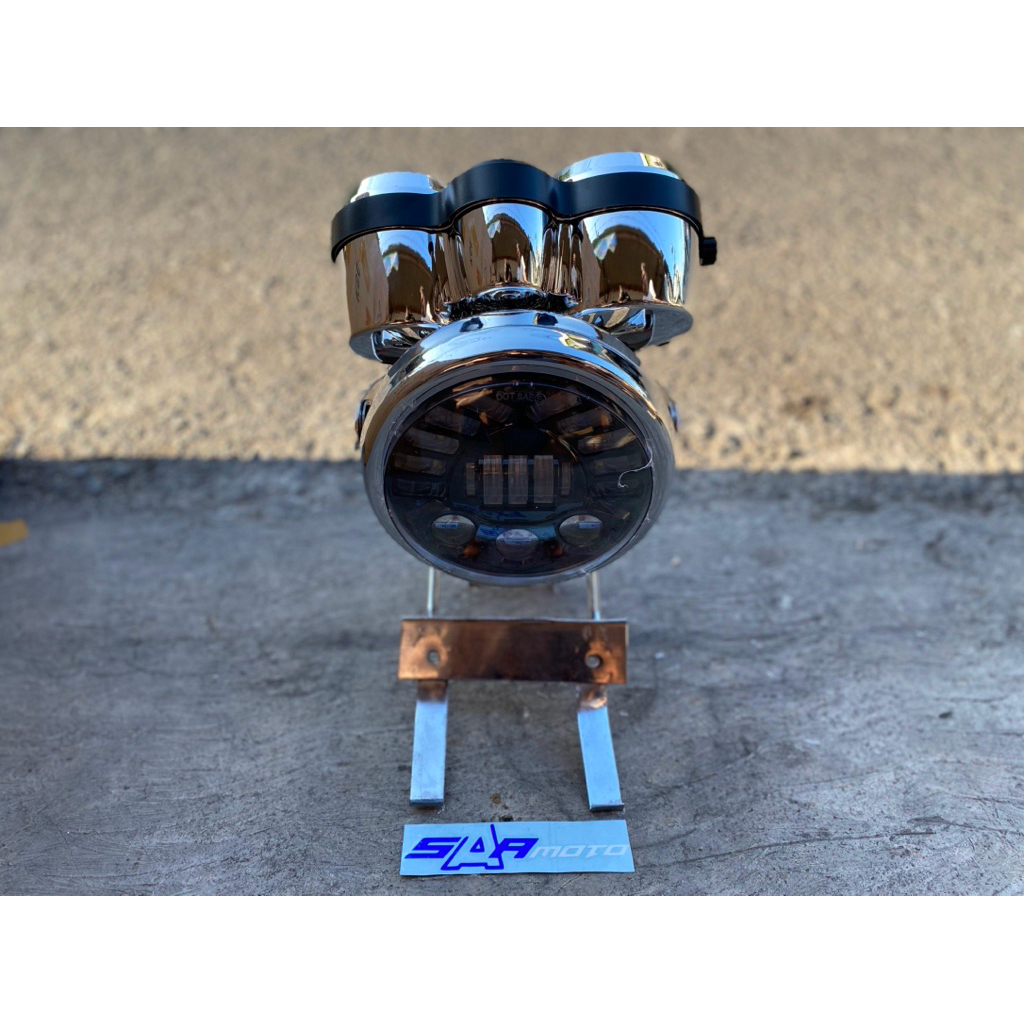 lampu depan ninja ss daymaker set spido breket tralis pnp gl mp tiger ninja lampu depan ninja ss set