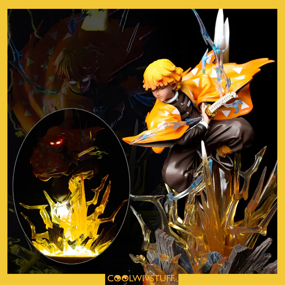 Zenitsu Agatsuma Action Figure Statue - Demon Slayer