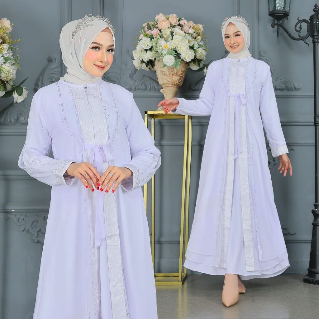 GAMIS ABAYA BORDIR BUSUI DADA TALI