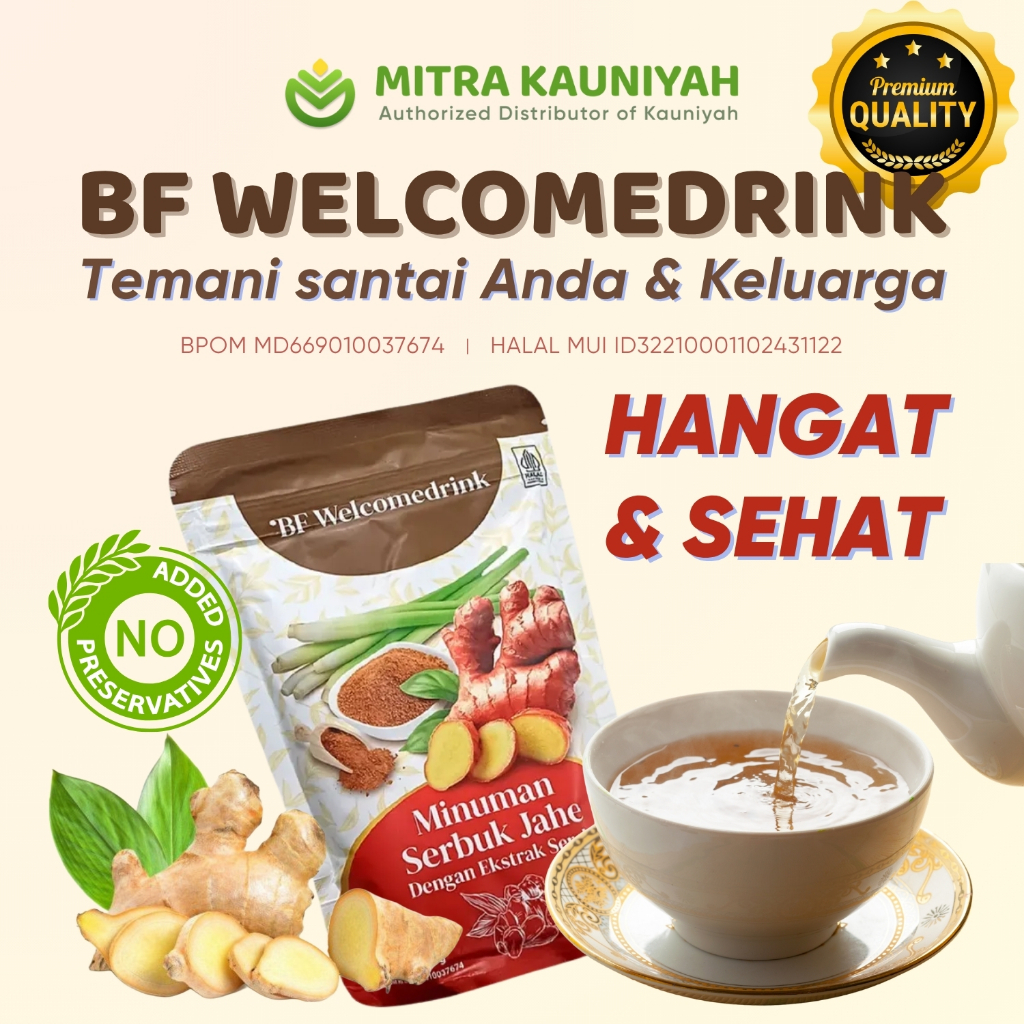 

BOOSTERFACTORY Welcomedrink 230GR– Minuman Jahe by Ummu Balqis, teman kehangatan anda dan keluarga