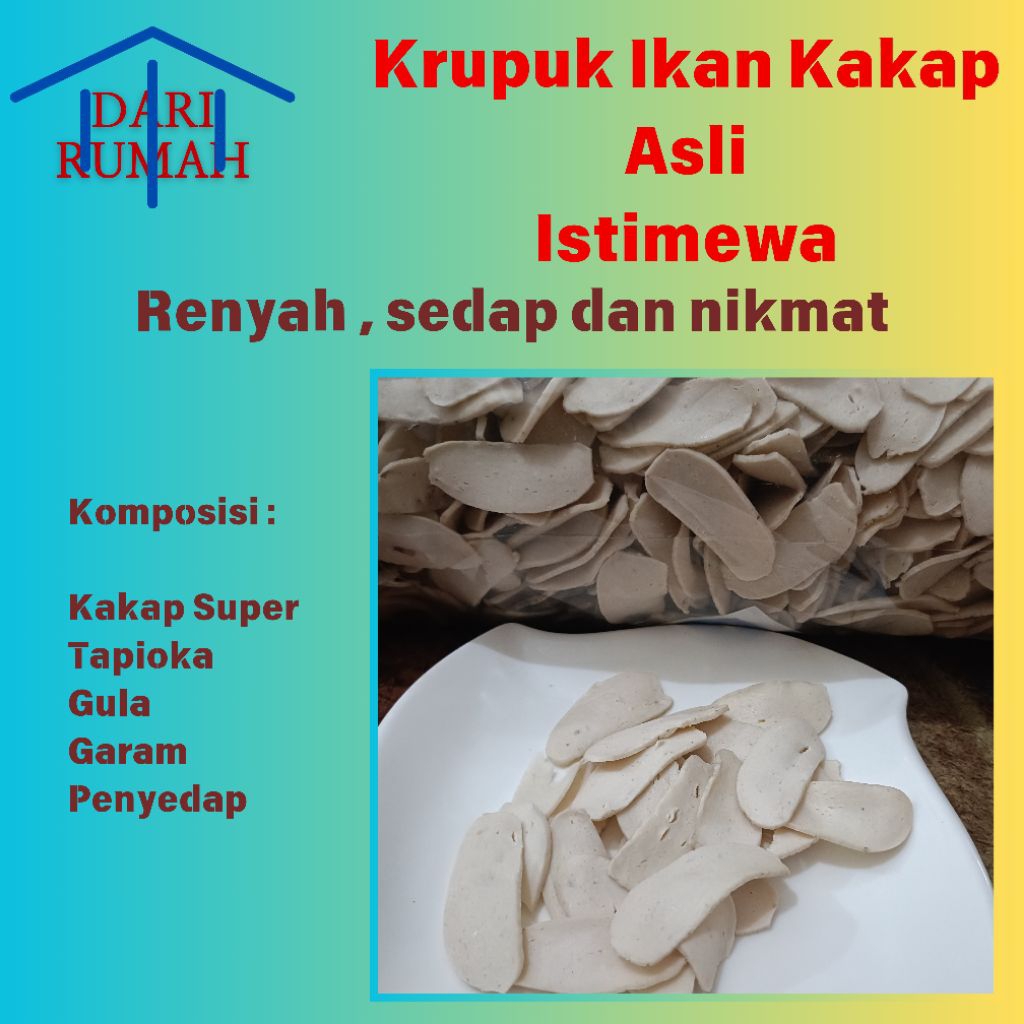 

Kerupuk ikan kakap terbaik istimewa termurah