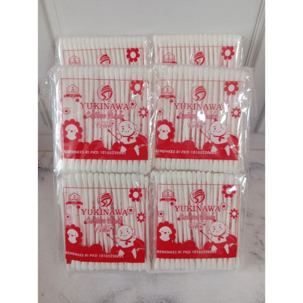 COTTON BUD yukinawa  / Cotton Bud Baby / Cotton Bud Anak DEWASA 1 Lusin 12 Pak
